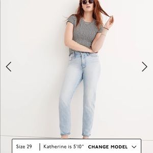 Madewell Boyfriend Jeans! the perfect vintage jean in fitzgerald wash